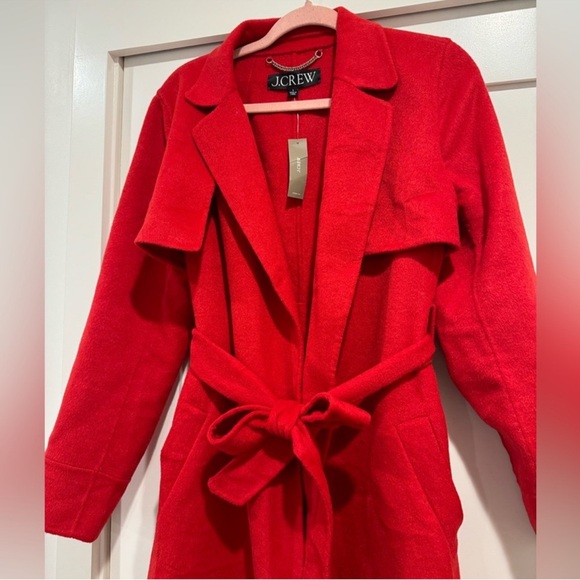 J Crew red coat - Picture 2 of 2